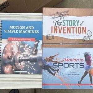 Educational Book Set for Kids - Motion and Invention